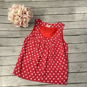 Kate Spade Polka Dot Cleo Top with Bow Size Small